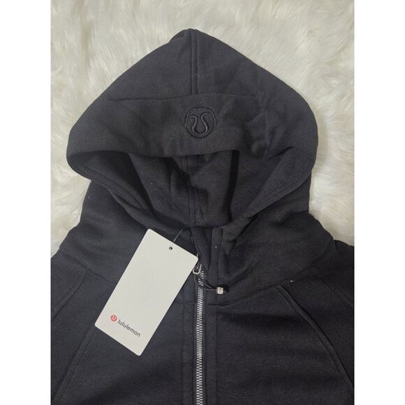 NWT Lululemon Scuba Oversized Half Zip Hoodie Sweater in Black Sz 10 - Picture 3 of 7